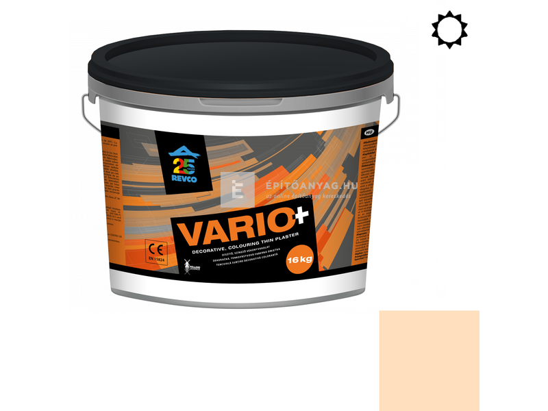 Revco Vario Struktúra Vékonyvakolat, gördülőszemcsés 2 mm mandarin 1, 16 kg