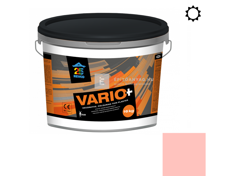Revco Vario Struktúra Vékonyvakolat, gördülőszemcsés 2 mm pink 1, 16 kg