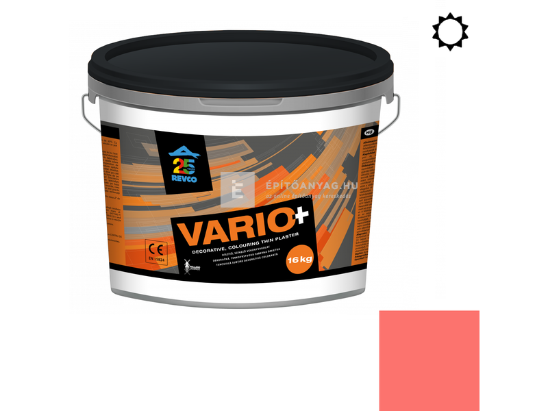 Revco Vario Struktúra Vékonyvakolat, gördülőszemcsés 2 mm pink 3, 16 kg