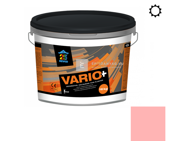 Revco Vario Struktúra Vékonyvakolat, gördülőszemcsés 2 mm scarlet 2, 16 kg