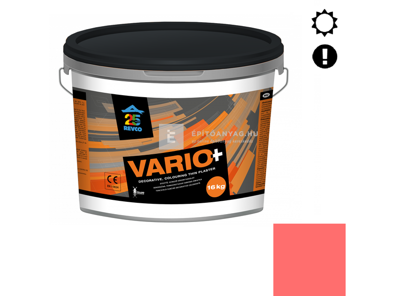 Revco Vario Struktúra Vékonyvakolat, gördülőszemcsés 2 mm scarlet 4, 16 kg