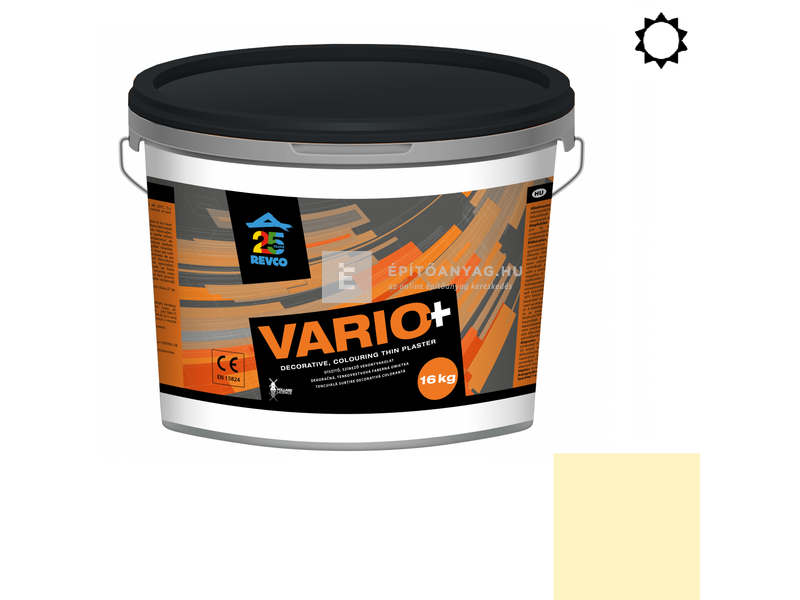Revco Vario Struktúra Vékonyvakolat, gördülőszemcsés 2 mm sunset 1, 16 kg