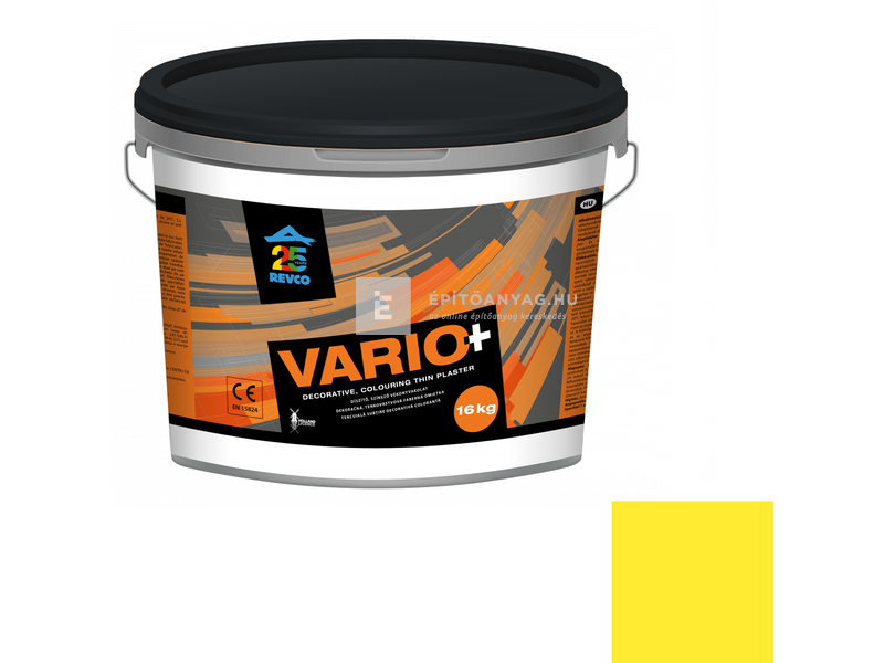 Revco Vario Struktúra Vékonyvakolat, gördülőszemcsés 3 mm lemon 5, 16 kg