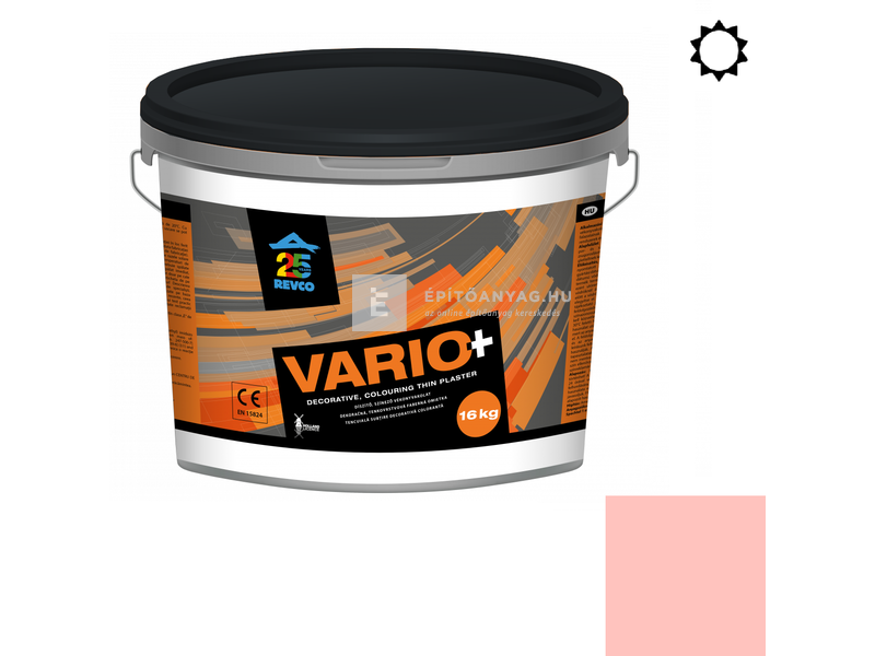 Revco Vario Struktúra Vékonyvakolat, gördülőszemcsés 3 mm pink 1, 16 kg