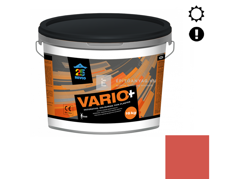Revco Vario Struktúra Vékonyvakolat, gördülőszemcsés 3 mm rouge 5, 16 kg