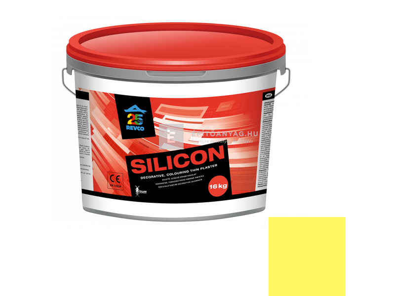 Revco Szilikon Spachtel Vékonyvakolat, kapart 1,5 mm canari 4, 16 kg
