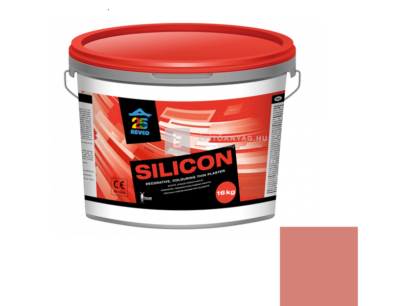 Revco Szilikon Spachtel Vékonyvakolat, kapart 1,5 mm cognac 4, 16 kg
