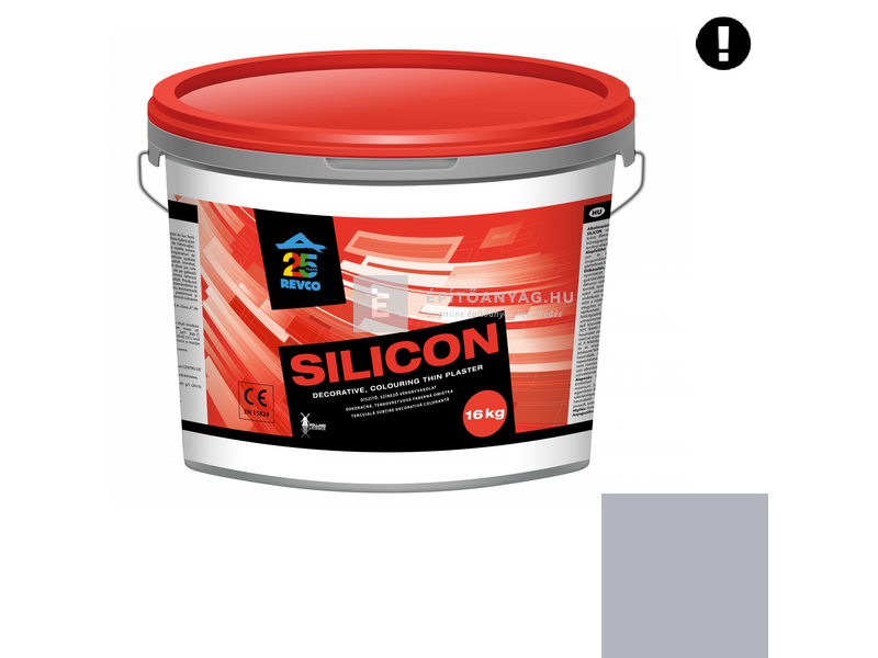 Revco Szilikon Spachtel Vékonyvakolat, kapart 1,5 mm grafit 5, 16 kg