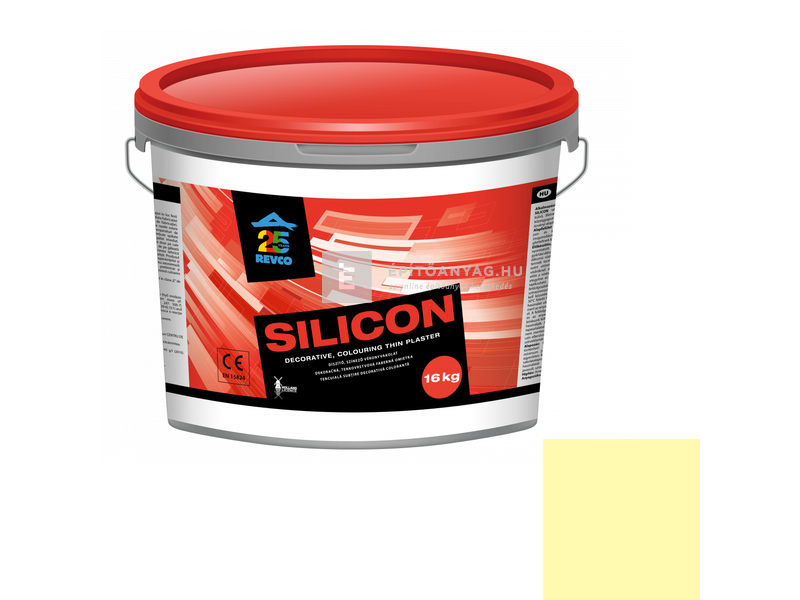 Revco Szilikon Spachtel Vékonyvakolat, kapart 1,5 mm lemon 2, 16 kg