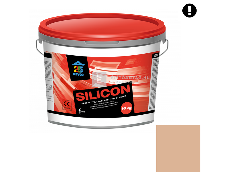 Revco Szilikon Spachtel Vékonyvakolat, kapart 1,5 mm praline 4, 16 kg