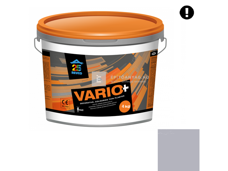 Revco Vario Spachtel Vékonyvakolat, kapart 1,5 mm grafit 5 4 kg