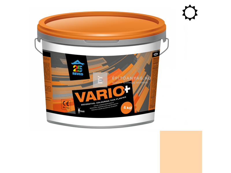 Revco Vario Spachtel Vékonyvakolat, kapart 1,5 mm mandarin 2 4 kg