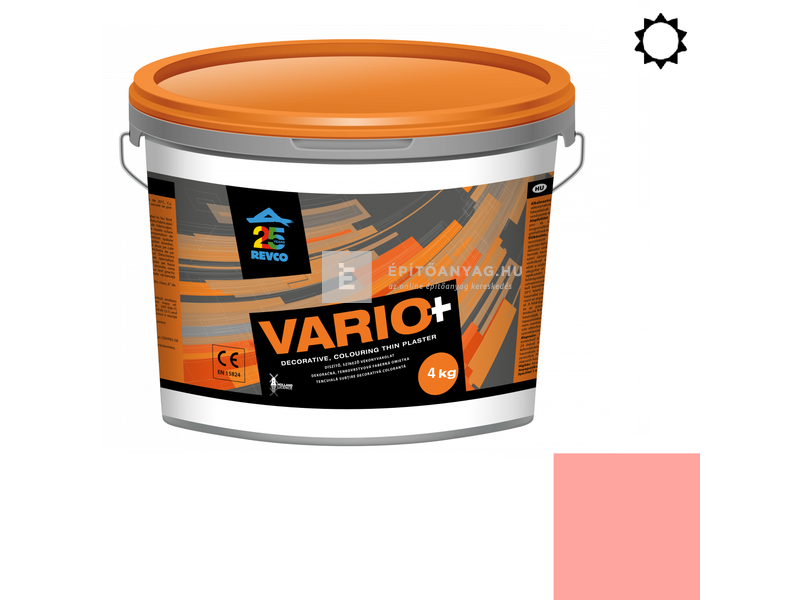 Revco Vario Spachtel Vékonyvakolat, kapart 1,5 mm pink 2 4 kg