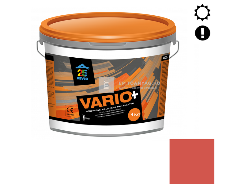 Revco Vario Spachtel Vékonyvakolat, kapart 1,5 mm rouge 5 4 kg