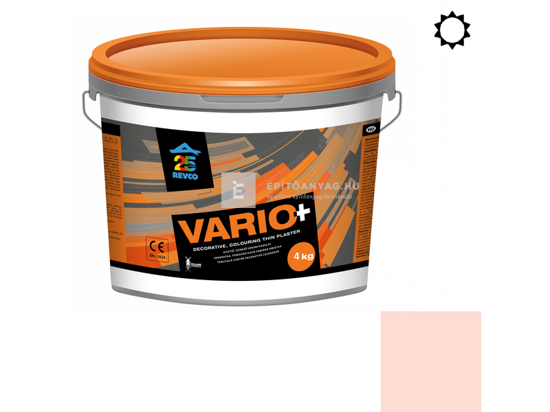 Revco Vario Spachtel Vékonyvakolat, kapart 1,5 mm salmon 1 4 kg