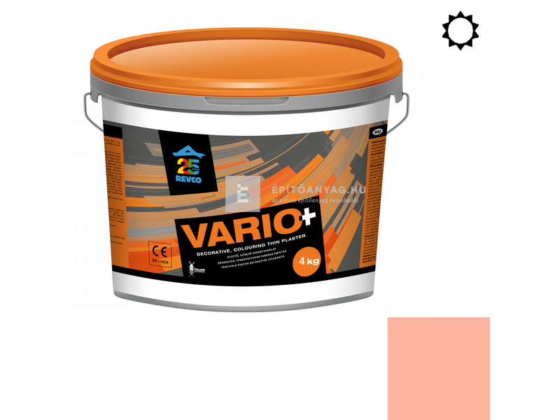 Revco Vario Spachtel Vékonyvakolat, kapart 1,5 mm salmon 3 4 kg