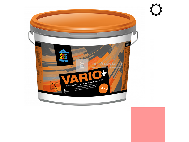 Revco Vario Spachtel Vékonyvakolat, kapart 1,5 mm scarlet 3 4 kg