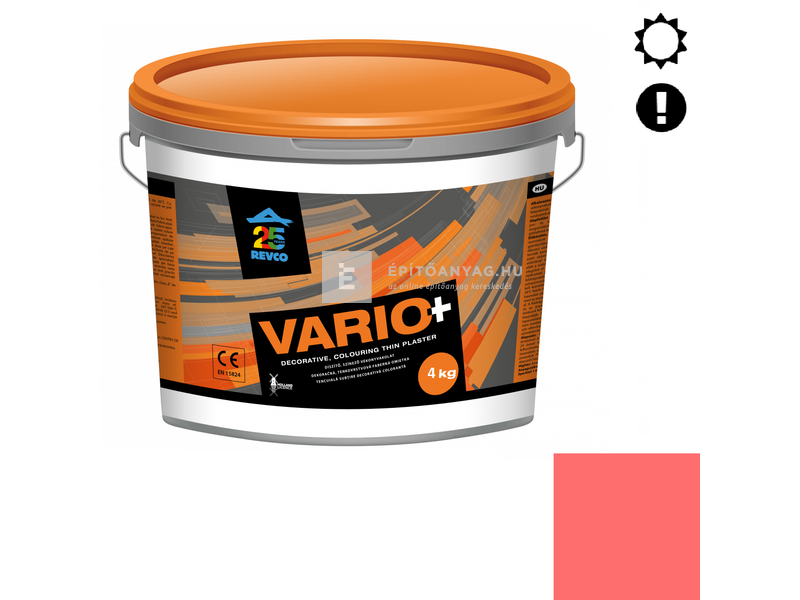 Revco Vario Spachtel Vékonyvakolat, kapart 1,5 mm scarlet 4 4 kg