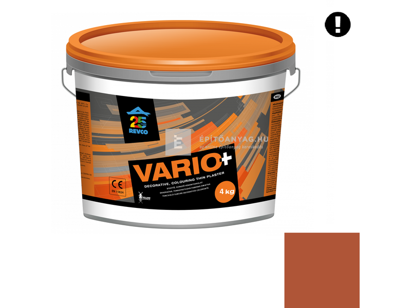 Revco Vario Spachtel Vékonyvakolat, kapart 1,5 mm cacao 5 4 kg