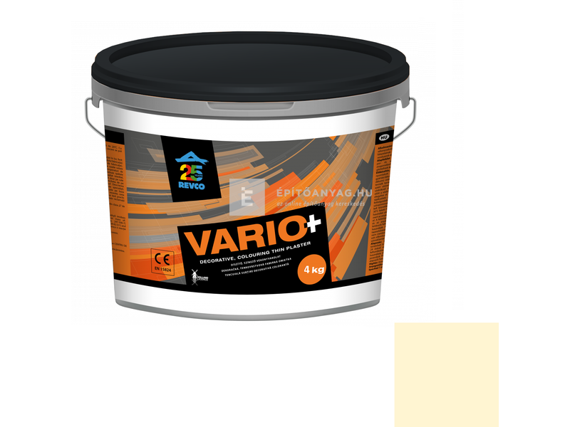 Revco Vario Struktúra Vékonyvakolat, gördülőszemcsés 2 mm curry 1 4 kg