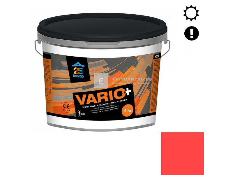 Revco Vario Struktúra Vékonyvakolat, gördülőszemcsés 2 mm scarlet 5 4 kg