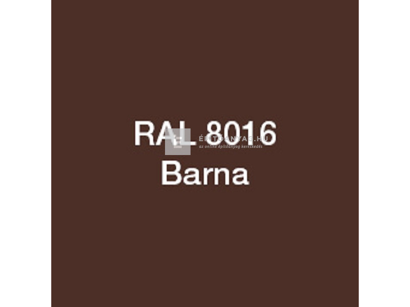 Poli-Farbe Cellkolor Zománcfesték fára és fémre RAL 8016 barna 0,4 l