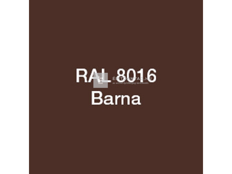 Poli-Farbe Cellkolor Zománcfesték fára és fémre RAL 8016 barna 0,8 l