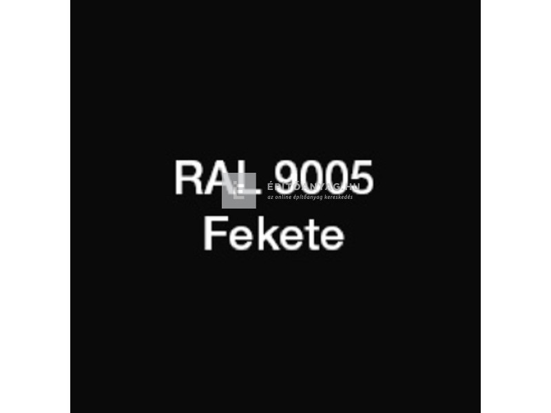 Poli-Farbe Cellkolor Zománcfesték fára és fémre matt RAL 9005 fekete 0,8 l