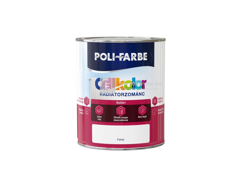 Poli-Farbe Cellkolor Radiátorzománc fehér 0,4 l