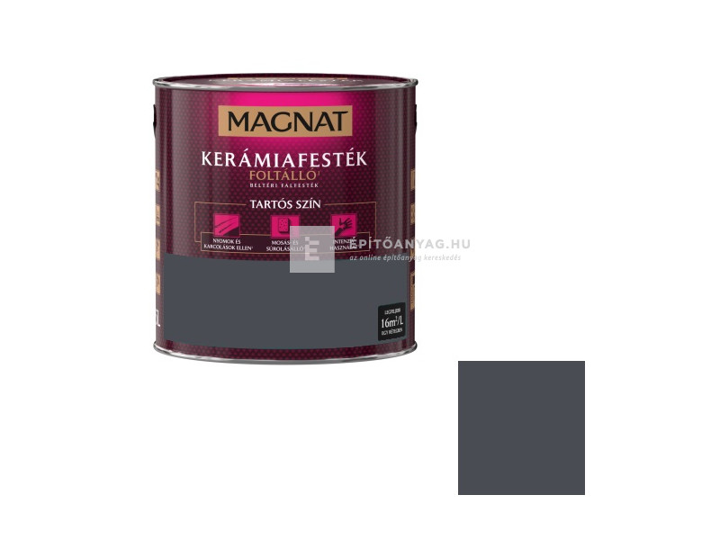 Poli-Farbe Magnat Kerámiafesték Foltálló beltéri kerámiafesték Grafit antracit CM26