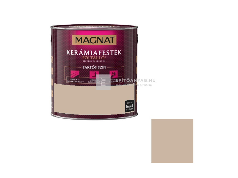 Poli-Farbe Magnat Kerámiafesték Foltálló beltéri kerámiafesték Gyengéd bronz CM28