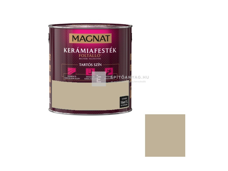 Poli-Farbe Magnat Kerámiafesték Foltálló beltéri kerámiafesték Hold kő CM33