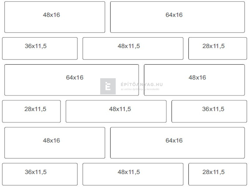 ABeton Avante kombi térkő karbon 8 cm