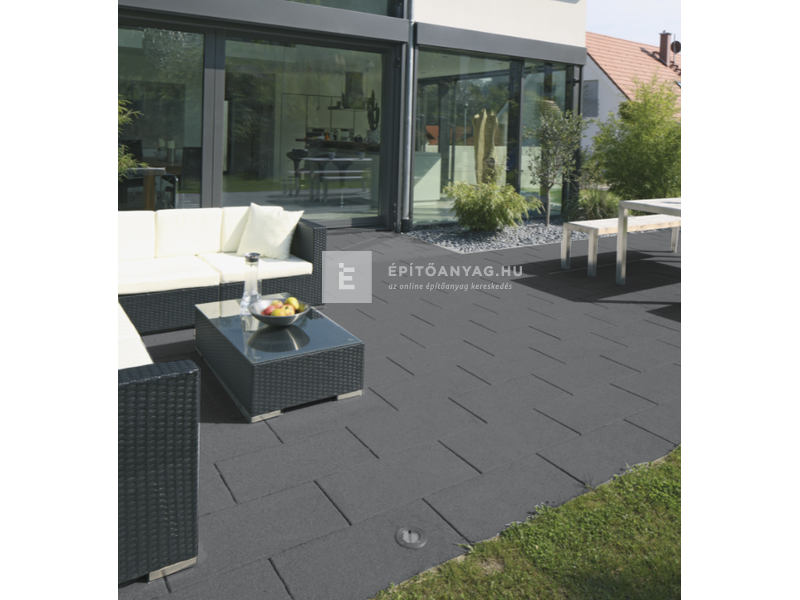 Viastein Grando Térkő antracit 60x40 cm 8 cm