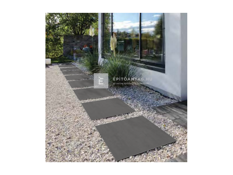 Viastein Grando Kombi térkő antracit 100x100x10 cm CCP