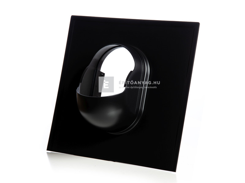 Klöber műanyag alapcserép zsindely/pala 40x40 cm DN125 fekete