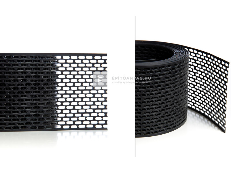 Ereszszellőző szalag fekete 10 cm x 5 m