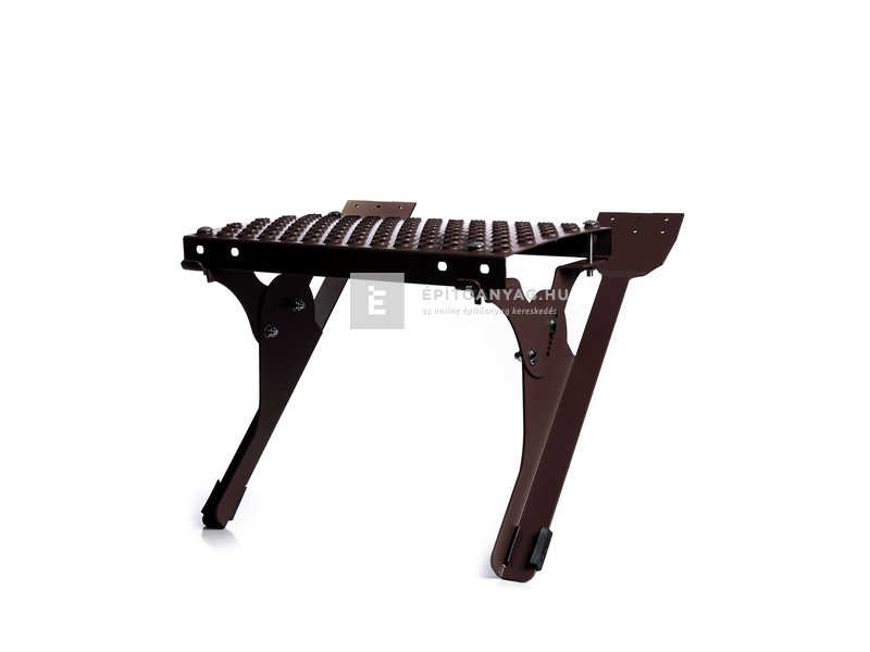 Tetőlépcső cserépfedéshez, univerzális, barna 25x40 cm