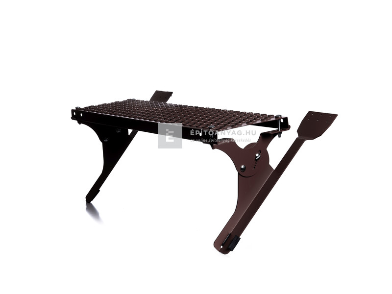 Tetőlépcső cserépfedéshez, univerzális, barna 25x80 cm