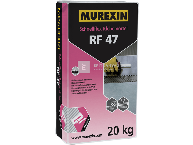 Murexin RF 47 Gyors-flex ragasztóhabarcs C2FT szürke 20 kg