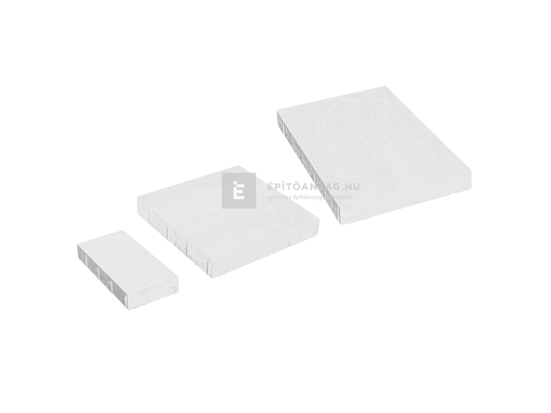 SW Hernádkő kombi térkő fehér 6 cm