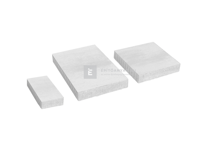 SW Zselickő kombi térkő fehér 6 cm