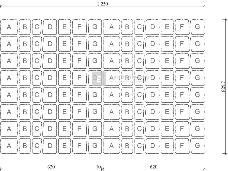ABeton Camino kombi térkő mosott fehér 6 cm