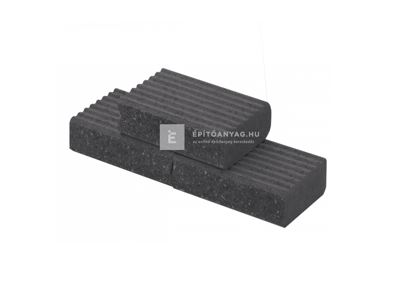 ABeton Dóm támfal karbon 30x60x10 cm