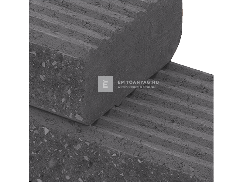 ABeton Dóm támfal karbon 30x60x10 cm