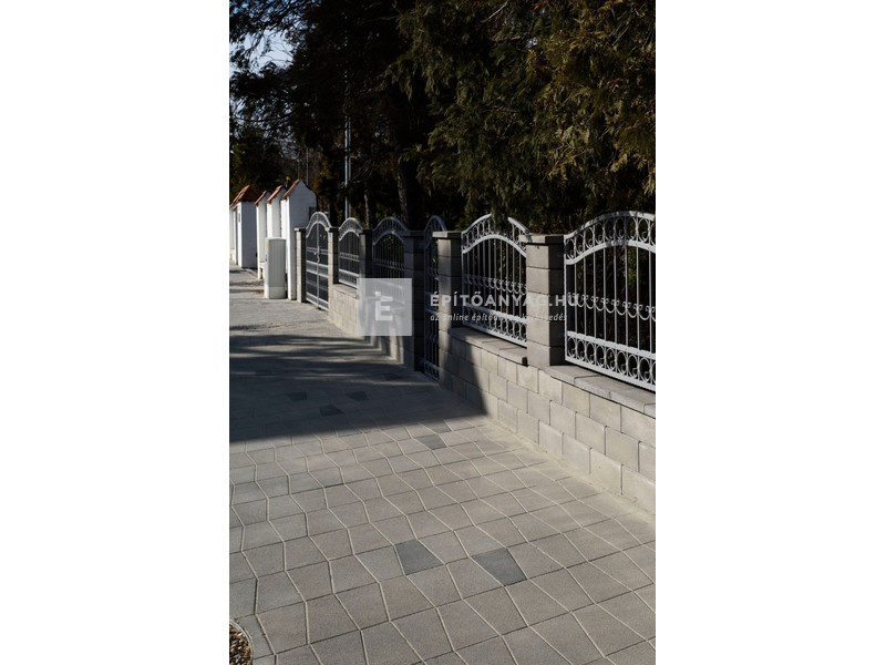 ABeton Pelso térkő antracit 13/21x38,9/34x8 cm