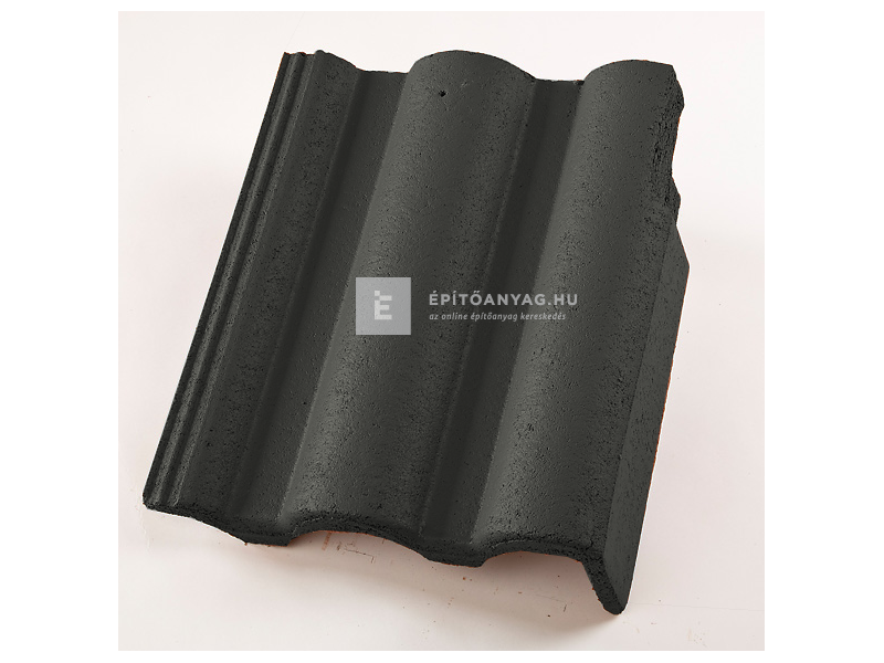 újHÁZ Leier Toscana Classic beton szegélycserép jobb, antracit