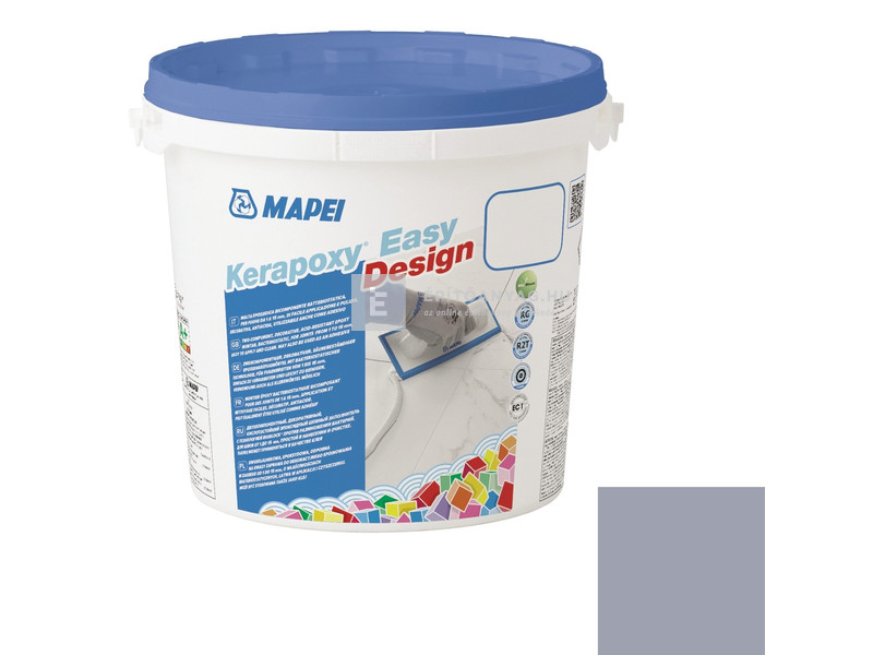 Mapei Kerapoxy Easy Design epoxi fugázó 127 jegesszürke 3 kg