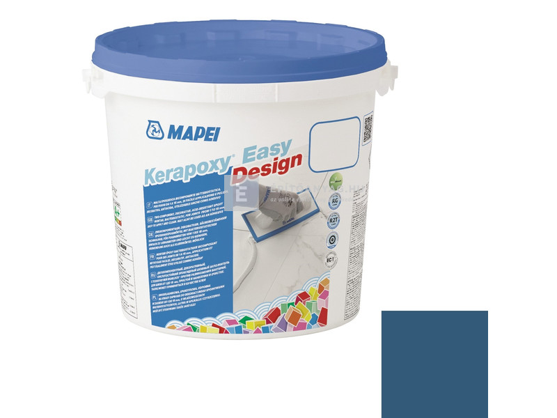 Mapei Kerapoxy Easy Design epoxi fugázó 169 acélkék 3 kg