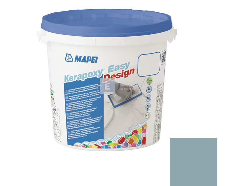 Mapei Kerapoxy Easy Design epoxi fugázó 176 zöldesszürke 3 kg